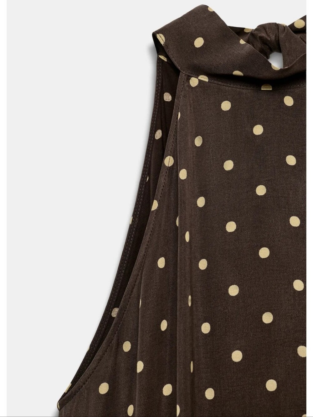 BNWT! Zara Halter Polka Dot Dress - Picture 4 of 5